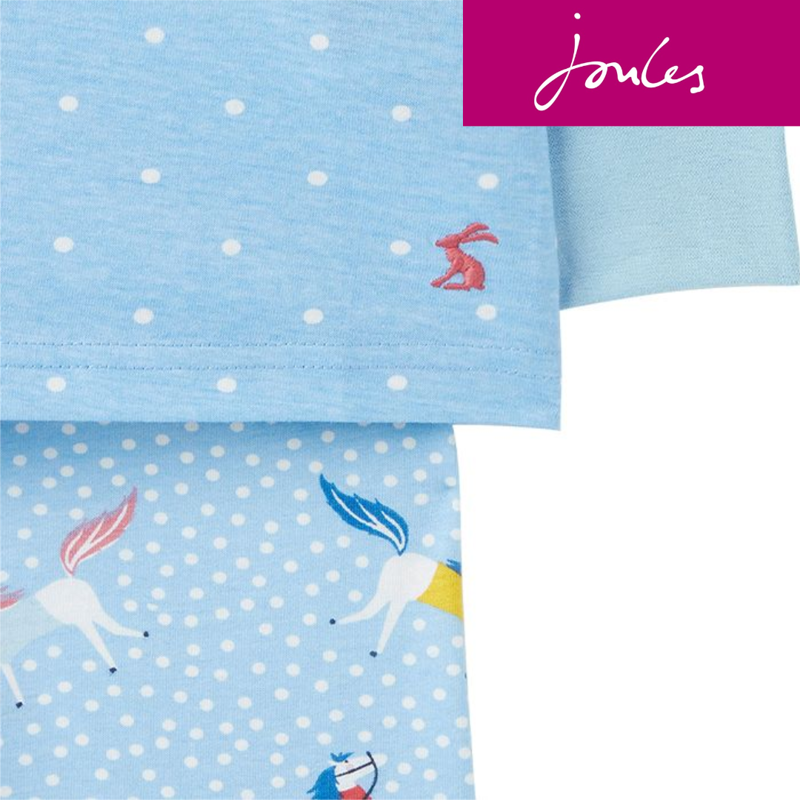 Joules Childrens Sleepwell Pyjama Set - Spot Horse-3
